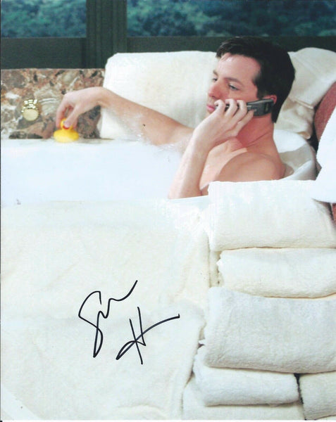 Sean Hayes Signed Autographed 8x10 Photo Will & Grace B