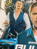 Brad Pitt & Aaron Taylor-Johnson Signed 11x14 Photo Bullet Train Beckett COA