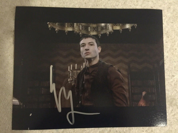 Ezra Miller Signed Autographed 8x10 Photo FANTASTIC BEASTS Credence Barebone COA