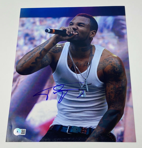 The Game Signed Autographed 11x14 Photo Jayceon Taylor Rapper Beckett COA