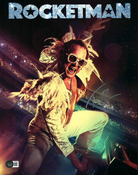 Taron Egerton Signed Autographed 11x14 Photo Rocketman Elton John Beckett COA