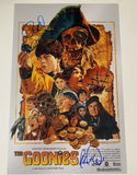 THE GOONIES Cast Signed 11x17 Poster Richard Donner Jeff Cohen Robert Davi COA