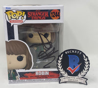 Maya Hawke Signed Autographed Robin Stranger Things Funko Pop 1244 Beckett COA