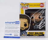 Post Malone Signed Funko Pop Rocks #253 Post Malone Knight Autograph ACOA COA