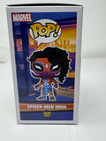 Karan Soni Signed Funko Pop Spider-Man India 1227 Spider-Verse Autograph BAS COA