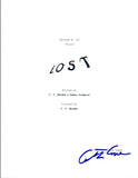 Carlton Cuse Signed Autographed LOST Pilot Episode Script COA VD