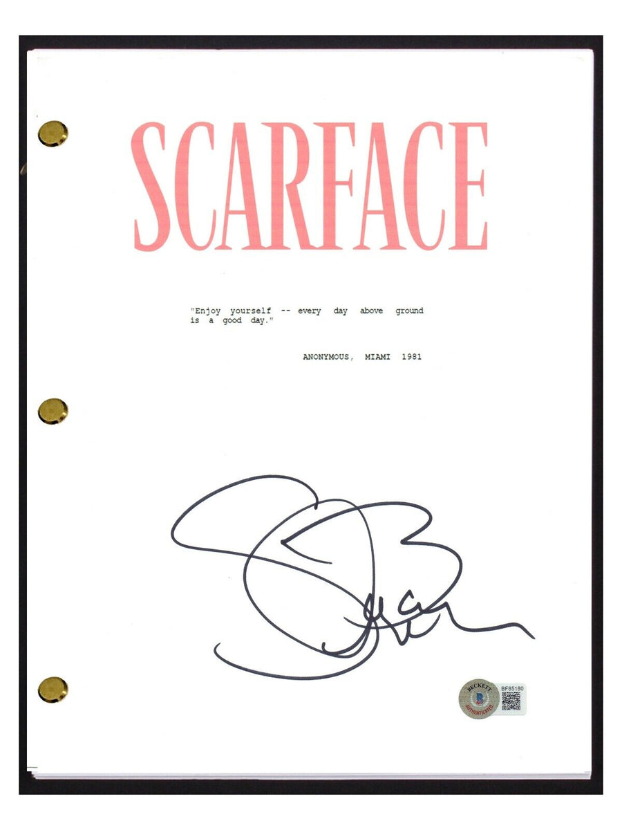 Signed Script Pages Steven Bauer Signed Autographed Scarface Movie Script Screenplay Becke ...