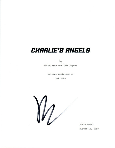 Drew Barrymore Signed Autographed CHARLIE'S ANGELS Full Movie Script COA