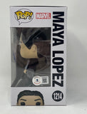 Alaqua Cox Signed Autographed Maya Lopez Funko Pop Hawkeye #1213 Beckett COA