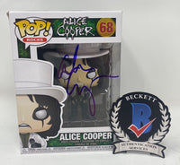 Alice Cooper Signed Autographed Funko Pop Rocks Figure #68 Beckett BAS COA