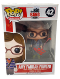 Mayim Bialik Signed The Big Bang Theory Amy Farrah Fowler Funko Pop Beckett COA