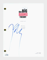 Johnny Galecki Signed Autographed The Big Bang Theory Pilot Script ACOA COA