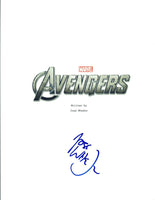 Joss Whedon Signed Autographed THE AVENGERS Movie Script Screenwriter COA VD