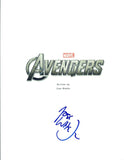 Joss Whedon Signed Autographed THE AVENGERS Movie Script Screenwriter COA VD