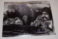 Cheech Marin & Tommy Chong Signed Autographed 11x14 Photo UP IN SMOKE BAS COA