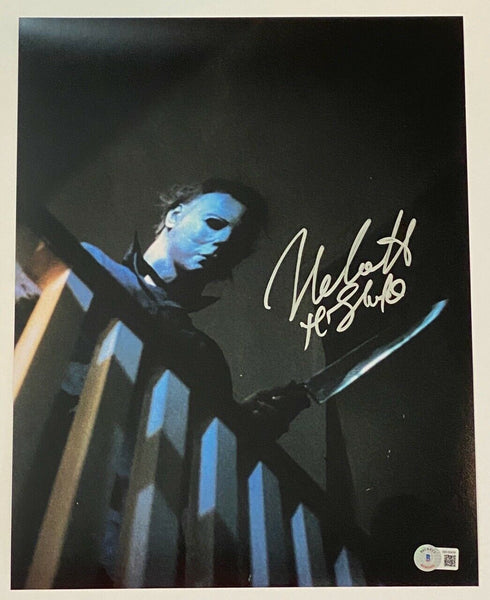 Nick Castle Signed Autographed 11x14 Photo Halloween Michael Myers Beckett COA