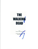 Scott Wilson Signed Autographed THE WALKING DEAD Pilot Episode Script COA VD