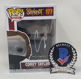 Corey Taylor Slipknot Signed Autographed Funko Pop Figure #177 Proof Beckett COA