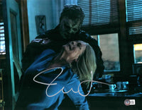 Jamie Lee Curtis Halloween Signed Autograph 11x14 Photo Laurie Strode BAS COA