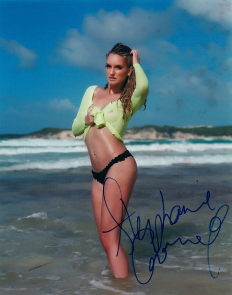 Stephanie Chaney Signed Autographed 8x10 Photo Hot Sexy Model COA