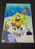 Tom Kenny Signed Autograph Spongebob Squarepants 12x18 Poster Photo Beckett COA
