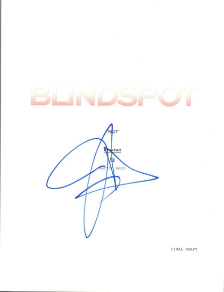 Jaimie Alexander Signed Autographed BLINDSPOT Pilot Episode Script COA