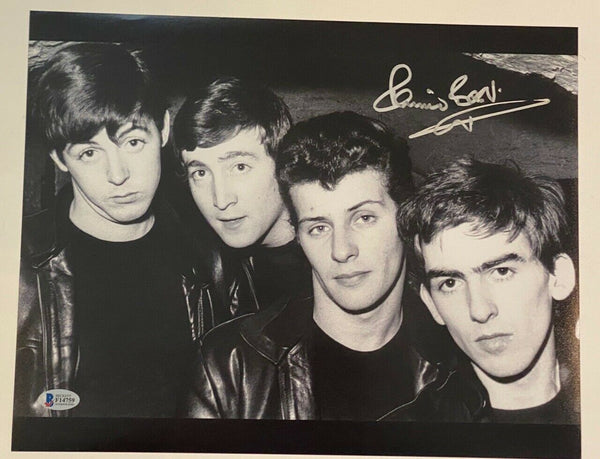 Pete Best Signed Autographed 11x14 Photo The Beatles Drummer Beckett BAS COA