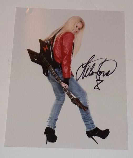 Lita Ford Signed Autographed 11x14 Photo The Runaways COA VD