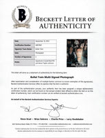 Brad Pitt & Aaron Taylor-Johnson Signed 11x14 Photo Bullet Train Beckett COA