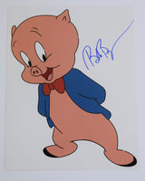 Bob Bergen Signed Autograph 11x14 Photo Voice Actor Porky Pig COA
