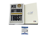 Pete Buttigieg Signed Autographed Trust Hardcover 1st Edition Book Beckett COA