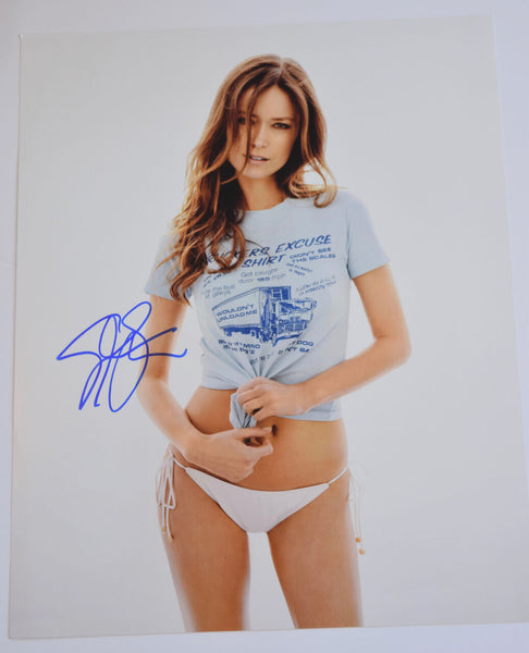 Summer Glau Signed Autographed 11x14 Photo Terminator Arrow Hot Sexy COA