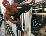 Tobey Maguire Signed 11x14 Photo Spider-Man Autograph Peter Parker Beckett COA