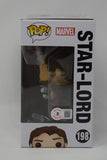 Chris Pratt Signed Funko Pop Star-Lord Guardians of The Galaxy 2 198 Beckett COA