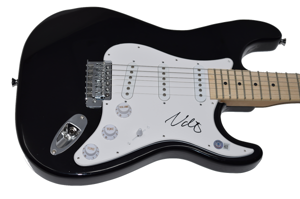 Nate Mendel Signed Autographed Electric Guitar Beckett COA