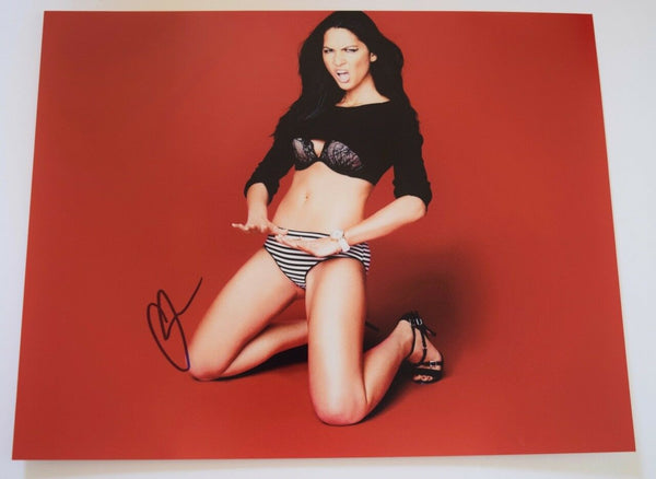 Olivia Munn Signed Autographed 11x14 Photo Hot Sexy X-Men The Newsroom COA VD