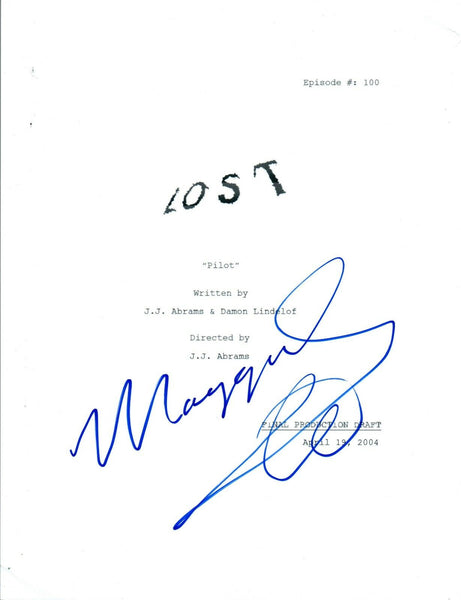 Maggie Grace Signed Autographed LOST Pilot Episode Script COA