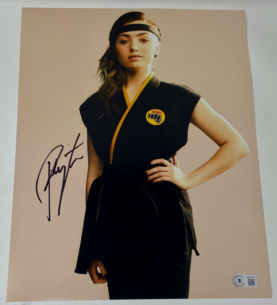 Peyton List Signed Autographed 11x14 Photo Tory Cobra Kai Actress Beckett COA