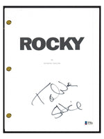 Talia Shire Signed Autograph ROCKY Movie Script Screenplay Beckett BAS COA