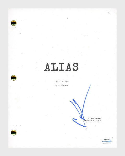 JJ Abrams J.J. Signed Autographed Alias Pilot Episode Script ACOA COA