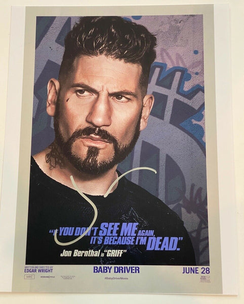 Jon Bernthal Signed Autographed 11x14 Photo Baby Driver COA