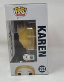 Amanda Seyfried Signed Autographed Karen Funko Pop Mean Girls Figure Beckett COA