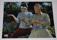 Ralph Macchio Signed Autographed 11x14 Photo The Karate Kid Beckett BAS COA