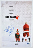 Billy Bob Thornton Signed Autograph Bad Santa 2 12x18 Poster Photo Beckett COA