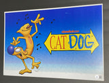 Tom Kenny Signed Autographed CatDog 12x18 Poster Photo Beckett BAS COA