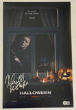 Nick Castle Signed Halloween 11x17 Movie Poster Photo Michael Myers Beckett COA