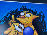 Tom Kenny Signed Autographed CatDog 12x18 Poster Photo Beckett BAS COA