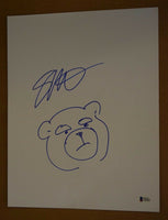 Seth MacFarlane Signed Autographed 11x14 Hand Drawn TED Sketch Drawing BAS COA