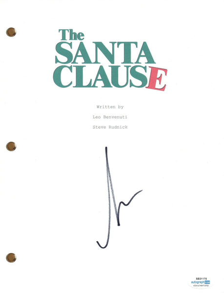 Tim Allen Signed Autograph The Santa Clause Movie Script Full Screenplay ACOA