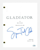 Spencer Treat Clark Signed Autograph Gladiator Movie Script Screenplay ACOA COA
